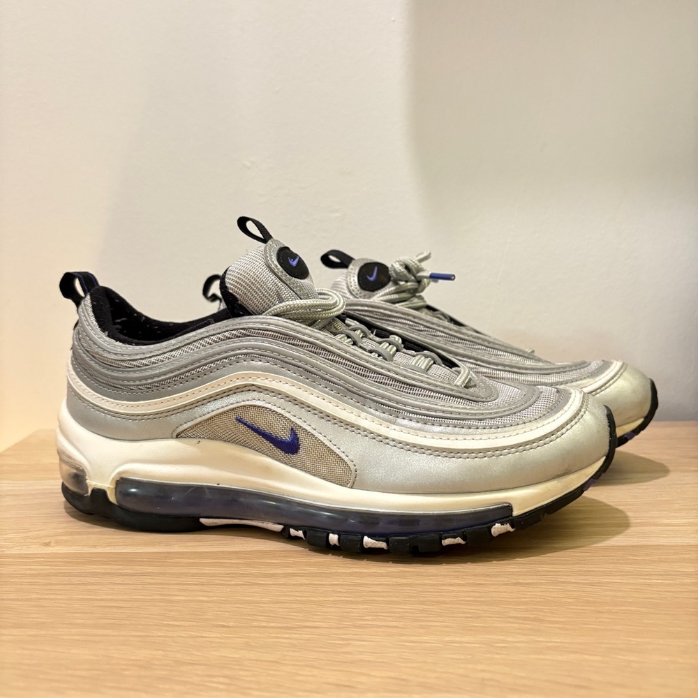 Nike Air Max 97 Women's Sneakers - Silver and Blue